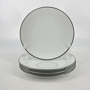 Noritake Fremont Bread Plates Set of 4 White Porcelain 6 3/8” Japan